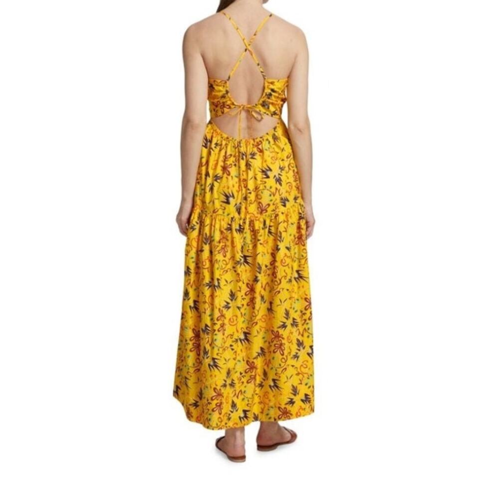 ALC Arit‎ Floral  Midi Dress Size 6 NWT-Fits like an 8 - Picture 2 of 8